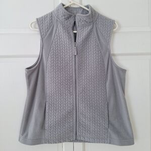 Croft & Barrow sleet gray knit vest